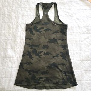 lululemon athletica Camouflage Tank Top - Green and Black